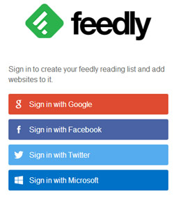 example feedly login