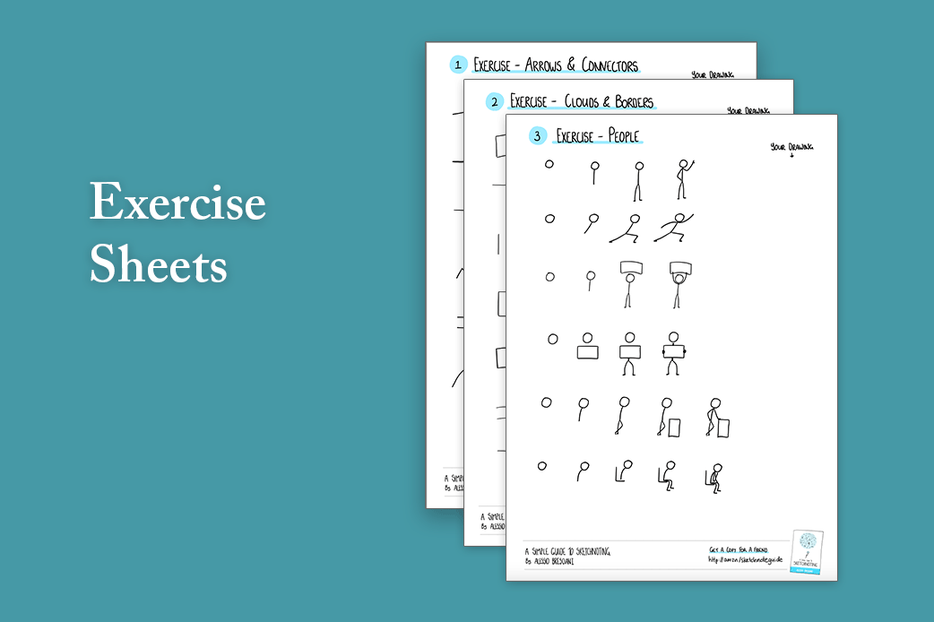 Download Exercise Sheets for A Simple Guide To Sketchnoting